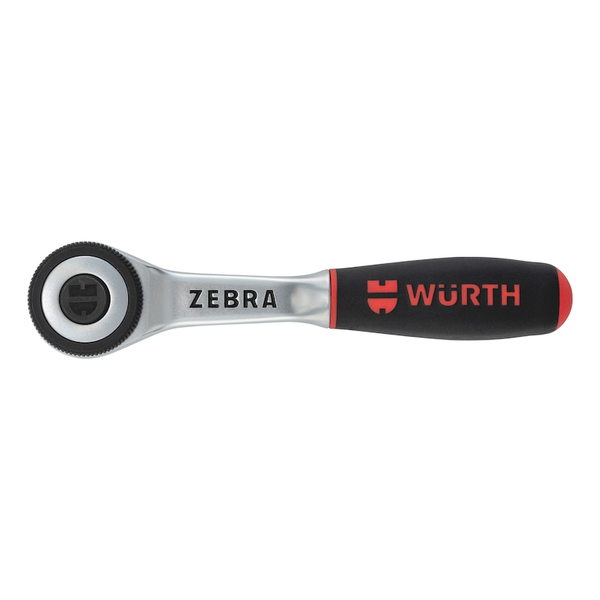Wurth 3/8" Reversible Ratchet Wrench 360 Twist Handle Chrome Vanadium 175Mm Din 3122 Ratchet Wrenches