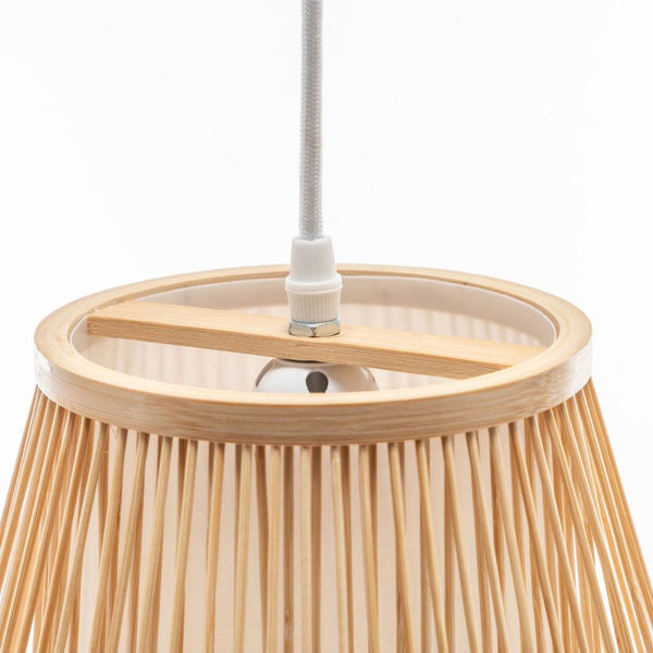 Natural Woven Bamboo Empire Pendant Lamp Hanging Light Bell Shade Boho Chandeliers & Ceiling Fixtures