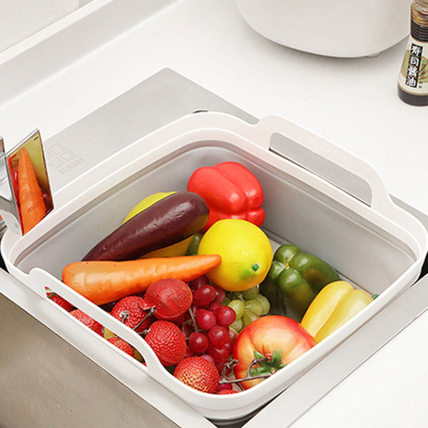 Br Home Collapsible Strainer Foldable Fruit Veggies Wash Colander Travel Storage Basket Colanders Strainers & Sifters