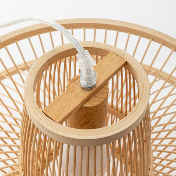 Aurora Natural Hand Woven Bamboo 3 Layer Pendant Lamp Light Lamps