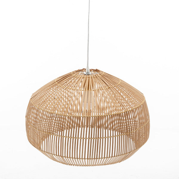 Solara Sphere Natural Hand Woven Bamboo Cage Pendant Lamp Light Lamps
