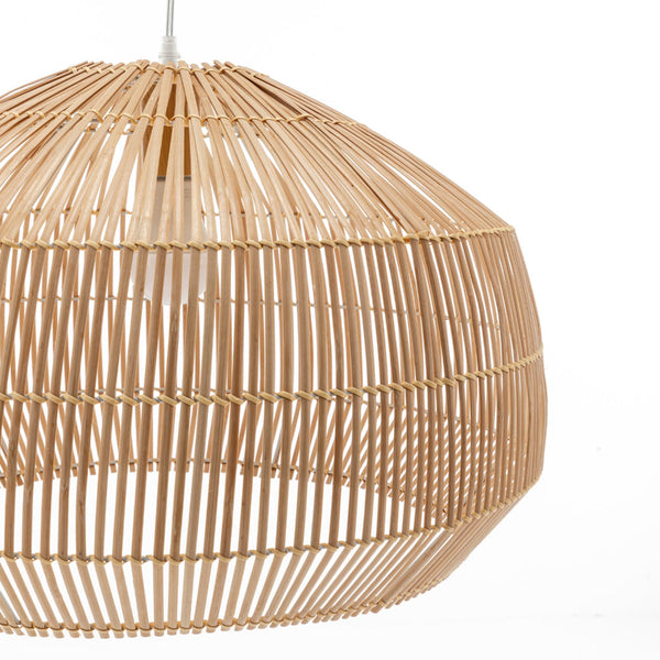 Solara Sphere Natural Hand Woven Bamboo Cage Pendant Lamp Light Lamps