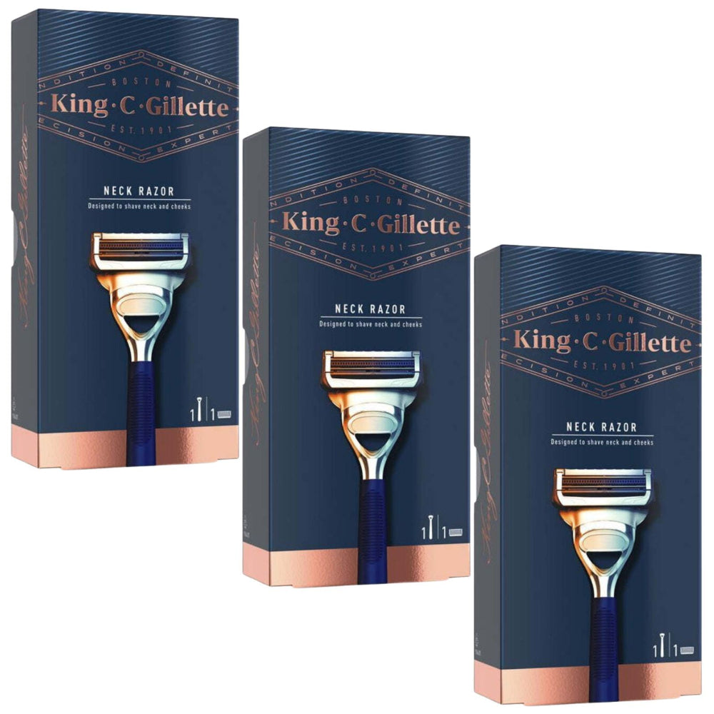Gillette Razor For Neck & Cheeks 3 Packs Men's Razors