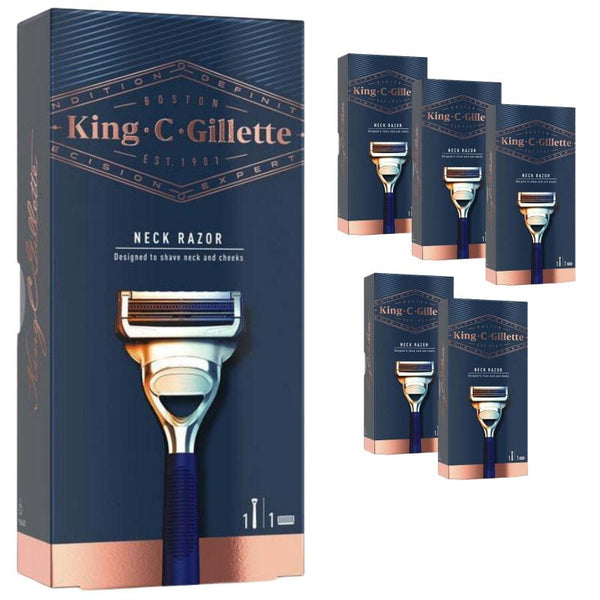 Gillette Razor For Neck & Cheeks 6 Packs Men's Razors