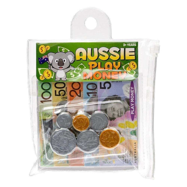 Australian Play Money 44Pcs Coins Notes Maths Pretend Shopping Activity Toys