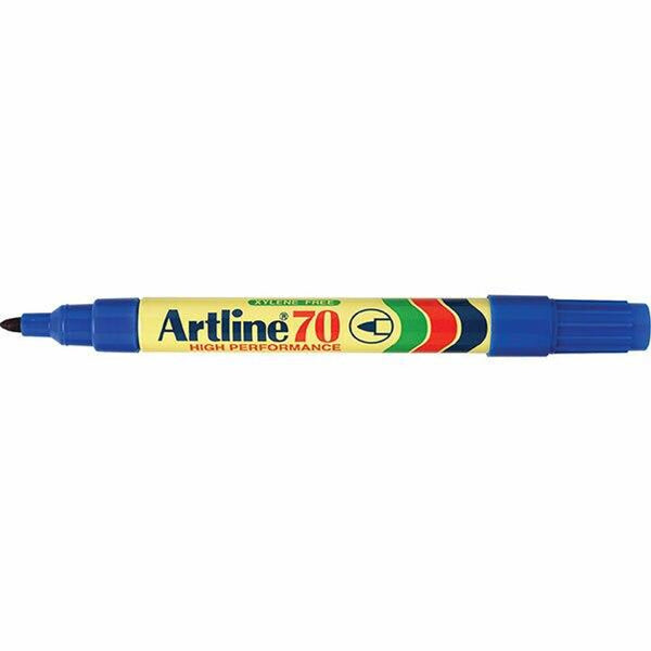 Artline 1X 70 Permanent Marker 1.5Mm Bullet Nib Blue Art Pens & Markers