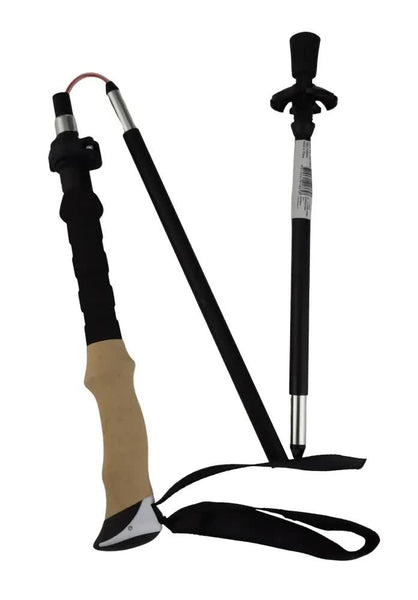 Telescopic Adjustable Hiking Pole Folding Walking Stick Trekking 105Cm 125Cm Walking & Trekking Sticks