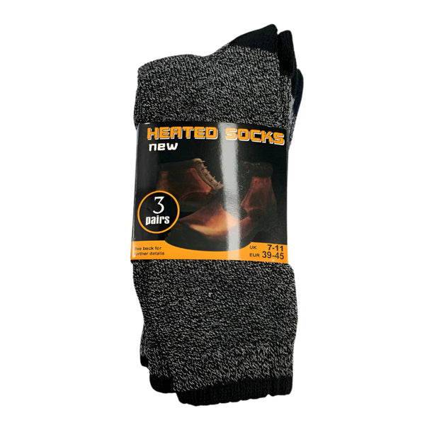 Br Apparel 3 Pairs Mens Thermal Heated Warm Winter Work Size Uk 7 11 Socks
