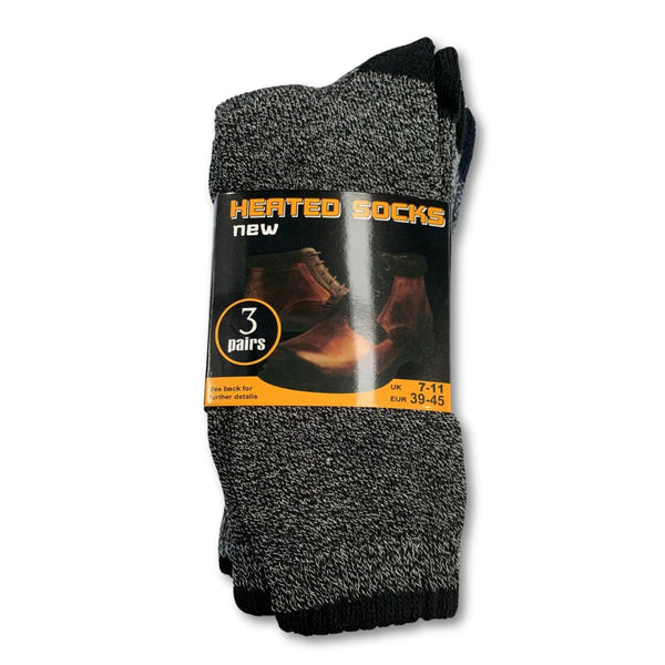 Br Apparel 3 Pairs Mens Thermal Heated Warm Winter Work Size Uk 7 11 Socks