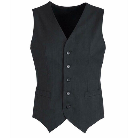 Biz Corporates Mens Peaked Vest Waistcoat W/ Knitted Back Suit Formal Wedding Dress Up Coats Jackets & Vests