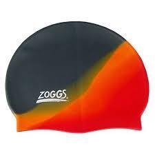 Zoggs Silicone Swim Cap Swimming Hat Assorted Multi Colour Caps
