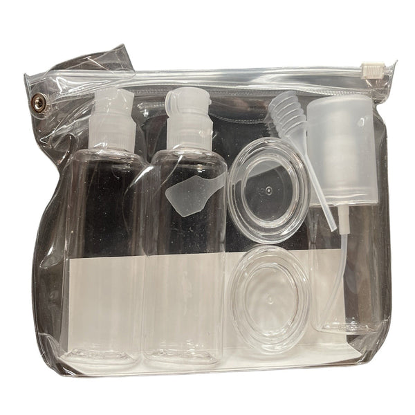 7 Piece The Beauty Case Travel Bottles & Jars Set For Hand Luggage Liquid Containers Travel Bottles & Containers