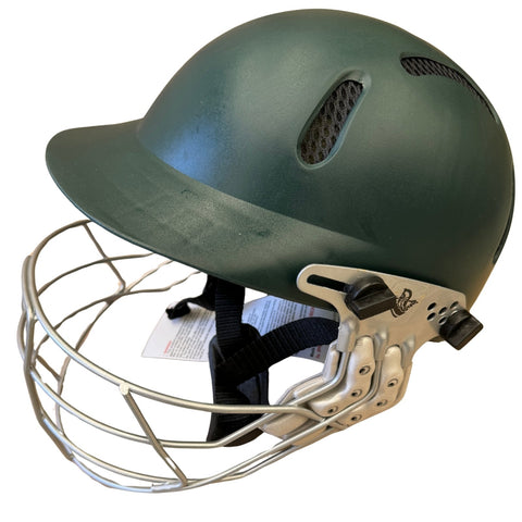 Spartan Mc Gladiator Cricket Helmet Medium Size Green Cricket Helmets