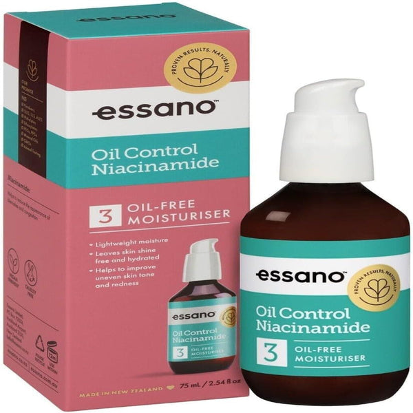 Essano Niacinamide Oil Control Face Moisturiser 75Ml Cleansers & Toners