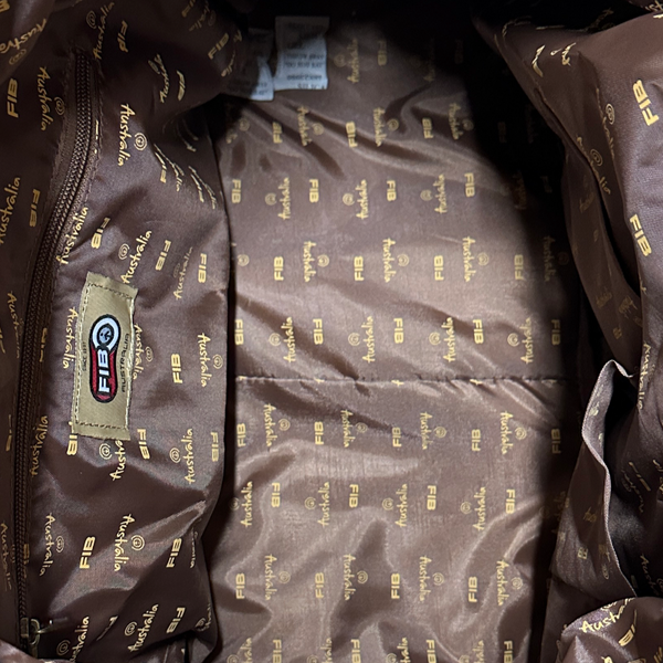 Fib 52Cm Canvas Travel Duffle Bag Casual Duffel Khaki Duffle Bags