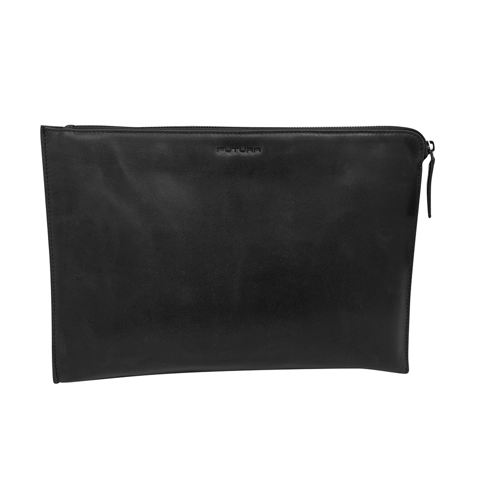 Futura Mens Document Satchel College School Office Travel Bag Black Bags