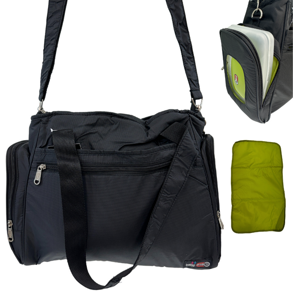 Fib Baby Nappy Bag Diaper Maternity Milk Mummy Changing Travel Tote Black Carriers Slings & Backpacks