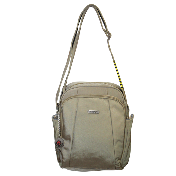 Fib Mens Tablet Crossover Travel Wallet Crossbody Shoulder Bag Sand Bags