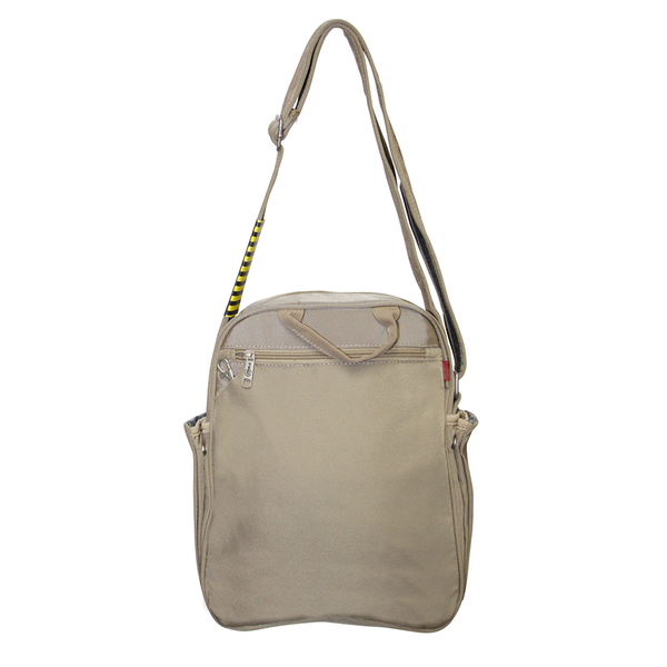 Fib Mens Tablet Crossover Travel Wallet Crossbody Shoulder Bag Sand Bags