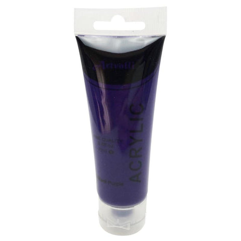 Artvalli Artists Craft 75Ml Tube Non Toxic Paints Water Based Brilliant Purple Acrylic Paint