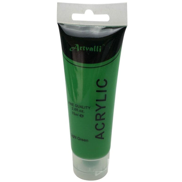 Artvalli Artists Craft 75Ml Tube Non Toxic Paints Water Based Light Green Acrylic Paint