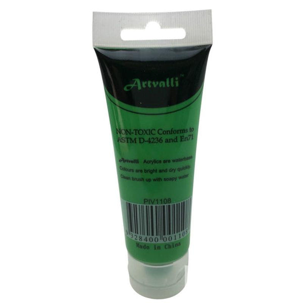 Artvalli Artists Craft 75Ml Tube Non Toxic Paints Water Based Light Green Acrylic Paint
