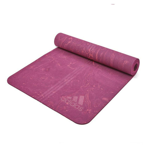 Adidas Premium 5Mm Camo Sports Home/Gym Fitness Exercise Yoga Mat Power Berry Exercise Mats