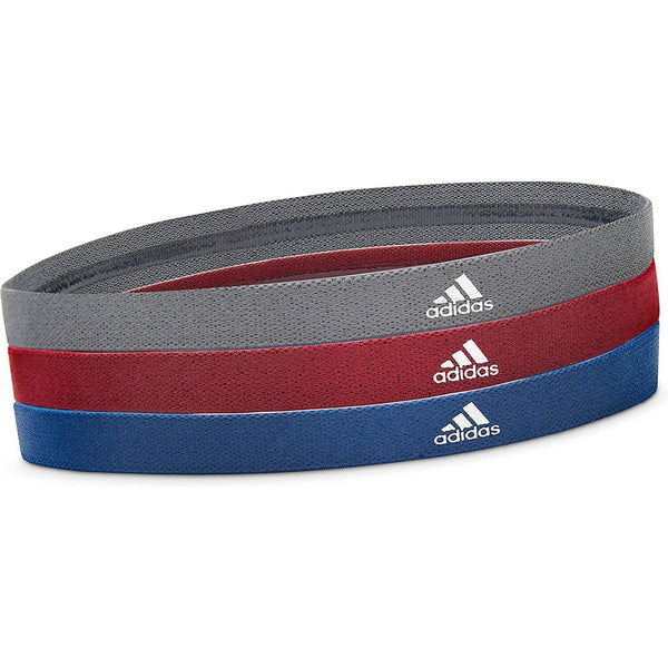 Adidas 3Pcs Sports Headband Hair Bands Gym Training Fitness Yoga Grey / Blue Burgundy Hats & Headwear
