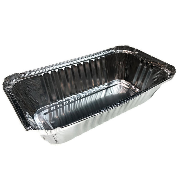 144X Aluminium Disposable Foil Food Container Trays Pans W/ Lids Covers Bulk 20X11x5cm Food Storage Containers