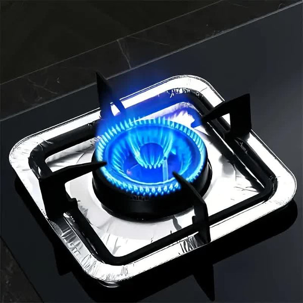 480X Aluminium Disposable Foil Bulk Square Stove Burner Covers