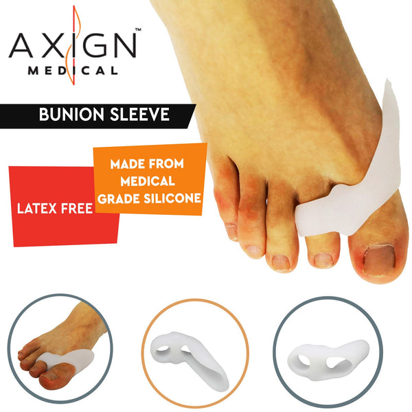 1X Pair Axign Medical Bunion Sleeve Separator Pain Relief Alignment Foot Creams & Treatments