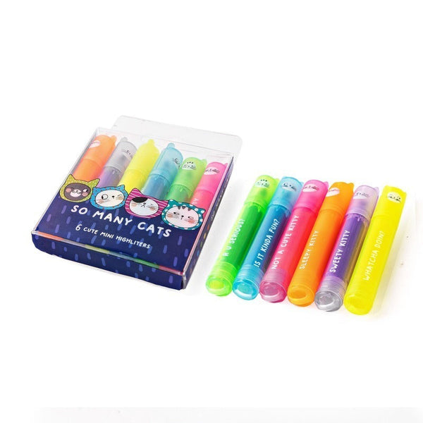 Br Stationary 36Pcs So Many Cats Cute Scented Mini Highlighter Pens Art Pens & Markers
