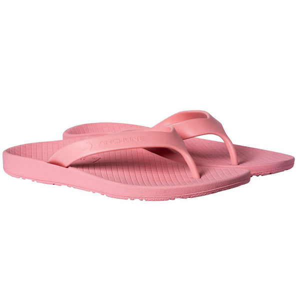 Archline Orthotic Thongs Support Shoes Flip Flops Pastel Pink Slippers