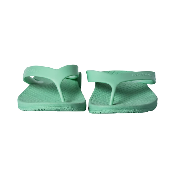 Archline Orthotic Thongs Support Shoes Footwear Flip Flops Dew Green Slippers