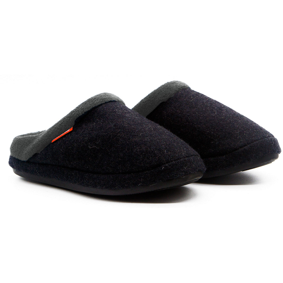 Archline Orthotic On Scuffs Orthopedic Moccasins Charcoal Marle Slippers