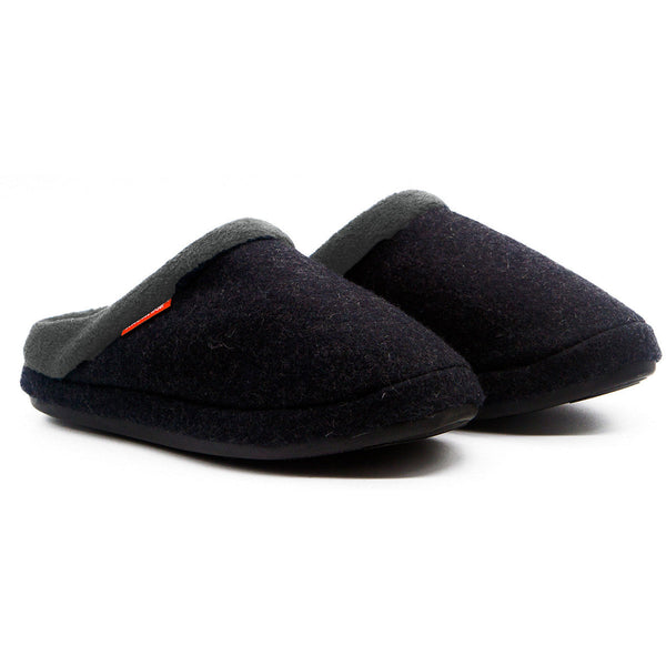 Archline Orthotic On Scuffs Orthopedic Moccasins Charcoal Marle Slippers