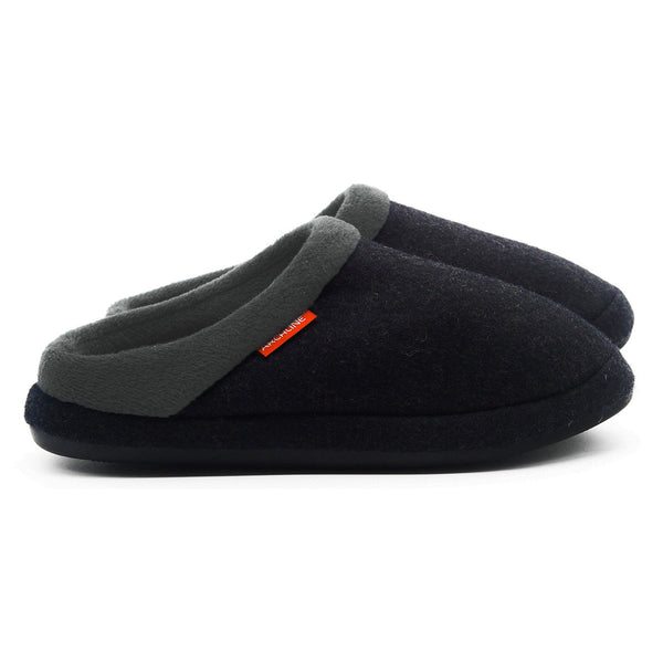 Archline Orthotic On Scuffs Orthopedic Moccasins Charcoal Marle Slippers