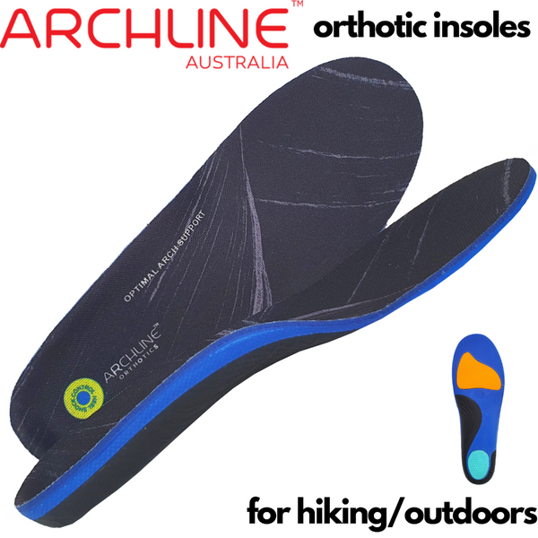 Archline Active Orthotics Full Length Support Relief Insoles For Hiking & Outdoors Xs (Eu 35 37) Insoles & Shoe Inserts