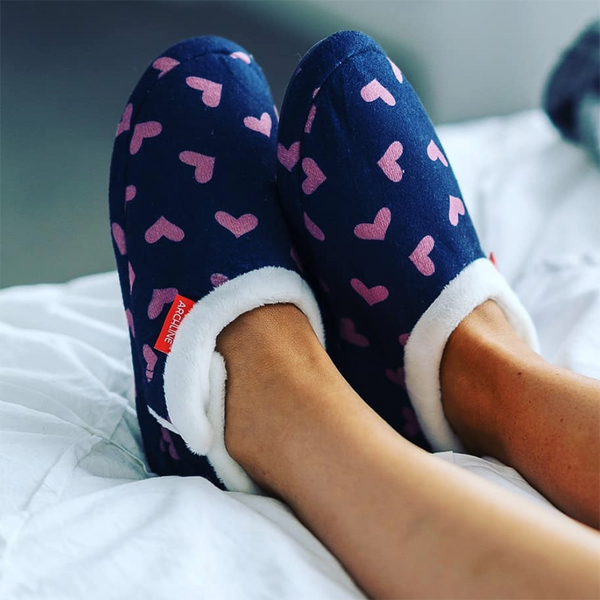 Archline Orthotic Slippers Closed Scuffs Moccasins Pain Relief Comfort Shoes