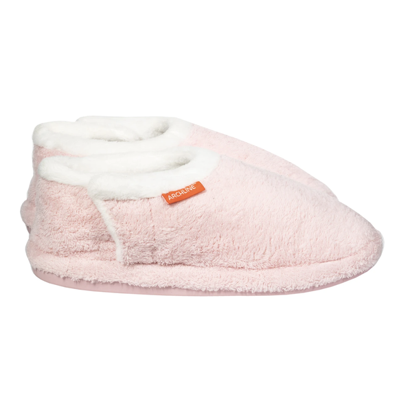 Archline Orthotic Slippers Closed Scuffs Pain Relief Moccasins Pink Comfort Shoes