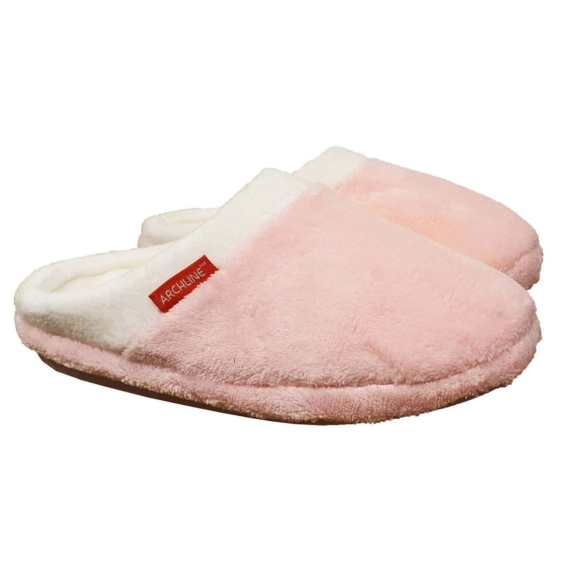 Archline Orthotic On Scuffs Pain Relief Moccasins Pink Slippers