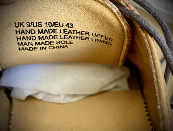 Leather Derby Dress Lace Up Shoes Wedding Business Formal In Tan Uk 9 Footwear