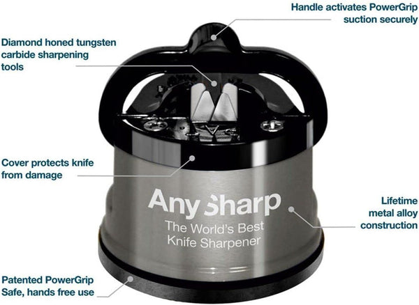 Any Sharp Pro Worlds Best Knife Sharpener For Knives Blades Scissors Sharpeners