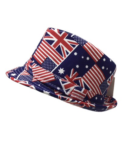 Br Apparel Australia Trilby Hat Usa America England Uk Aussie Fedora Cap Party Hats & Headwear