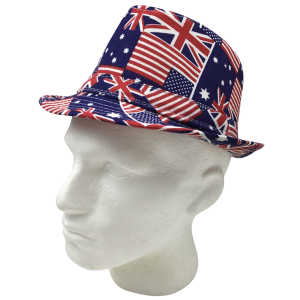 Br Apparel Australia Trilby Hat Usa America England Uk Aussie Fedora Cap Party Hats & Headwear