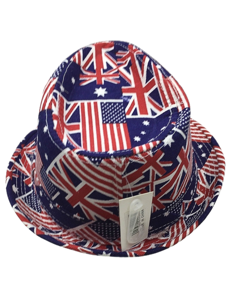 Br Apparel Australia Trilby Hat Usa America England Uk Aussie Fedora Cap Party Hats & Headwear
