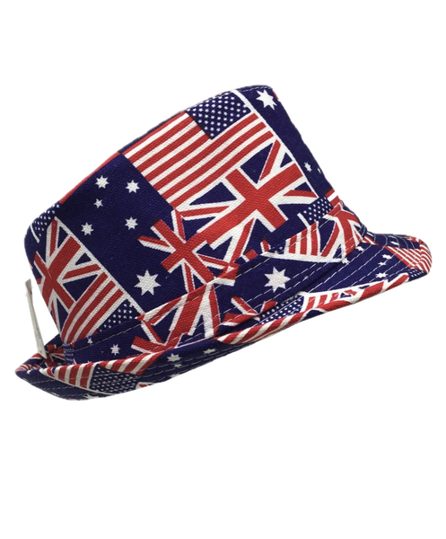 Br Apparel Australia Trilby Hat Usa America England Uk Aussie Fedora Cap Party Hats & Headwear