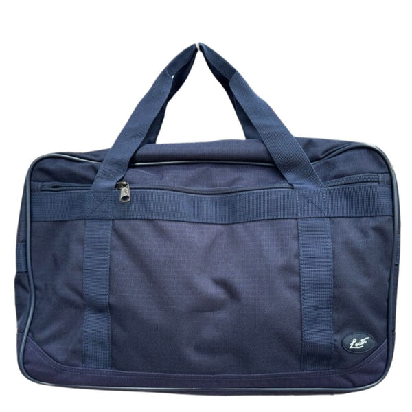 Leuts 44L Foldable Duffel Bag Gym Sports Luggage Travel Foldaway School Bags Dark Navy Duffle Bags