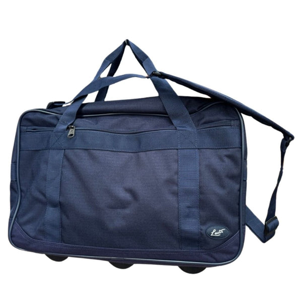 Leuts 44L Foldable Duffel Bag Gym Sports Luggage Travel Foldaway School Bags Dark Navy Duffle Bags