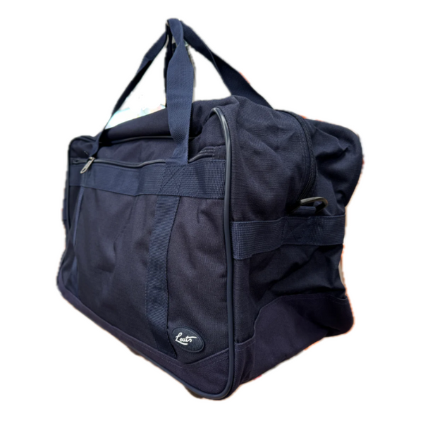Leuts 44L Foldable Duffel Bag Gym Sports Luggage Travel Foldaway School Bags Dark Navy Duffle Bags